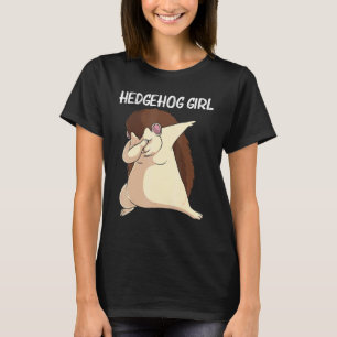 Koel egel voor meisjes Kinder rillingen tuin a T-shirt