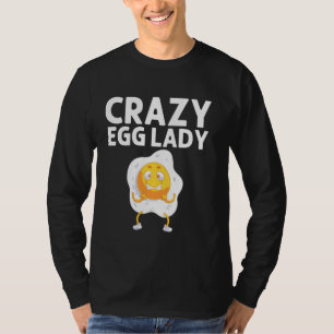 Koel Ei Voor Vrouwen Moeder Gebakken Gepocheerde E T-shirt