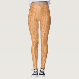 Koel elegant lichtbruin bamboehout leggings