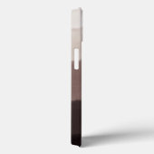 Koel Elegante Gemonogrammeerde Initialen Walnoot B Case-Mate iPhone Case (Achterkant / Rechts)