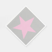  Koel en Funky Roze en Gray Star Servet (Hoek)