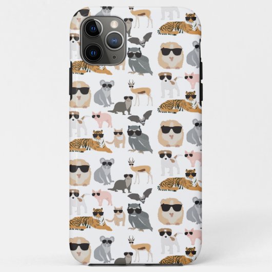 Koel- en funny-dieren die een zonnebril dragen Case-Mate iPhone case (Achterkant)