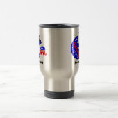 Koel en grappig Obama 2012 Reisbeker (Center)