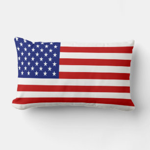 Koel en patriottische Amerikaanse vlag Kussen