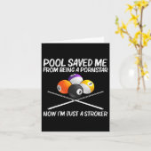 Koel- en poolbiljarten voor mannen kaart (Gele Bloem)