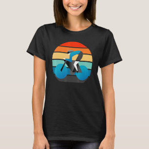 Koel En Zonsondergang Wegwielrenhelm Met Vizier T-shirt