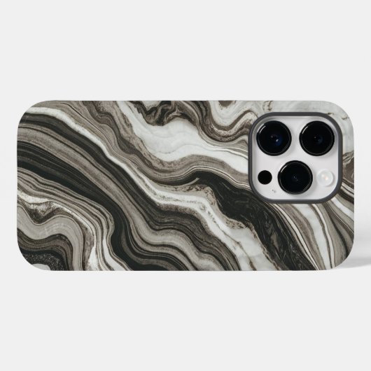 Koel esthetisch marmeren behang Case-Mate iPhone case (Achterkant (horizontaal))