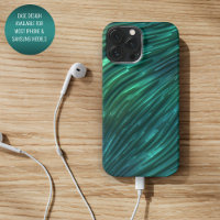 Koel funky donker tealblauw groen 3D-kunstpatroon