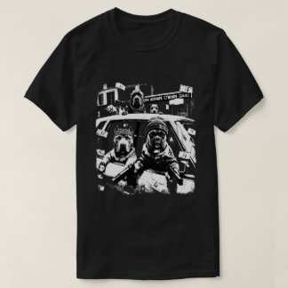 Koel Gangster Honden Retro Hip Hop T-shirt