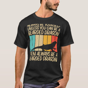 Koel gebakken draak voor mannen hertiele hagedis t-shirt