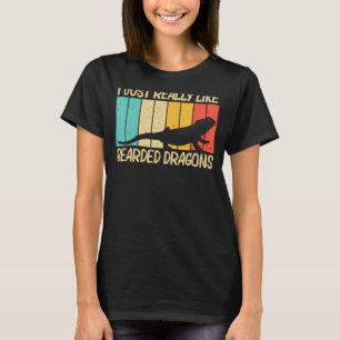 Koel gebakken draak voor mannen hertiele hagedis t-shirt