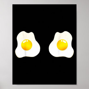 Koel Gebakken Eieren Ei Zonnige Kant Poster