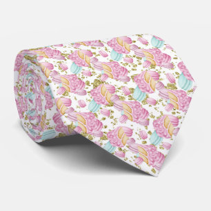 koel gebundeld cake-patroon stropdas