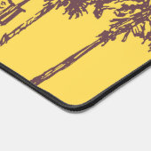 Koel gele tropische ketting bureaumat (Hoek)