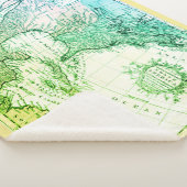 Koel geografische Wereldkaart Sherpa Deken (3/4)