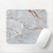 Koel Geometric Grey Gold Marble Muismat (Met muis)