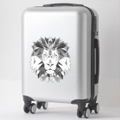 Koel Geometrische luikop Sticker (Koffer)