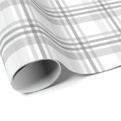 Koel geruit patroon van grijs wit cadeaupapier (Rol Hoek)
