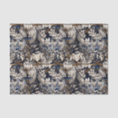 koel getunde piepvormig patroon tissuepapier (Voorkant)