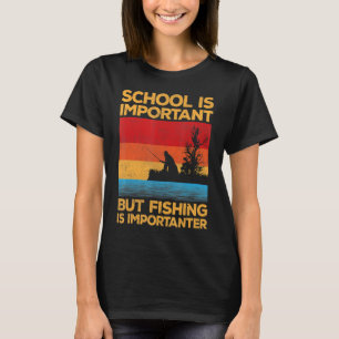 Koel Gevist voor mannen Vissende vis T-shirt