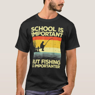 Koel Gevist voor mannen Vissende vis T-shirt