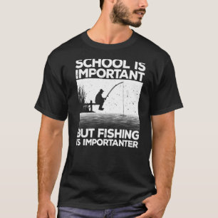 Koel Gevist voor mannen Vissende vis T-shirt