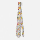 koel gevlekt pizzapatroon stropdas (Voorkant)