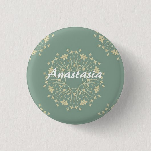 Koel, geweldig, Dandelion Ronde Button 3,2 Cm (Voorkant)