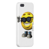 koel gezicht iPhone hoesje (Achterkant Rechts)