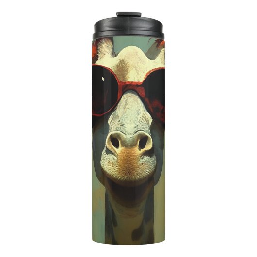 Koel Giraffe Thermosbeker (Voorkant)