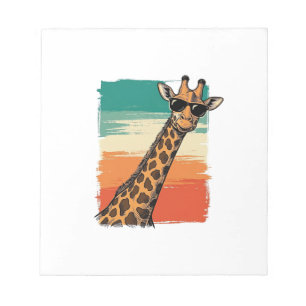 Koel Giraffe Zonnebril Vintage Sunset T-shirt_1 Notitieblok