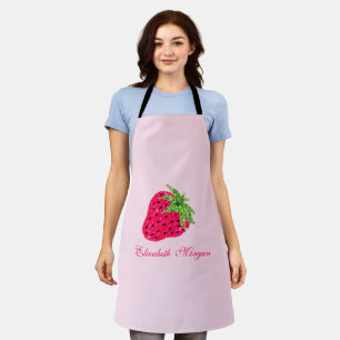 Koel Glitter Roze Aardbei Schort
