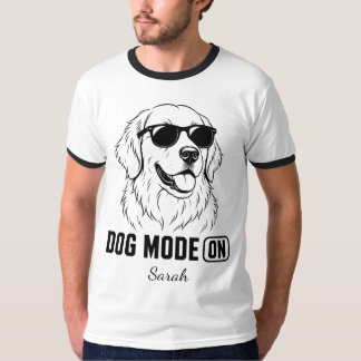 Koel Gouden Retriever Hond Modus Aan Zonnebril hon T-shirt