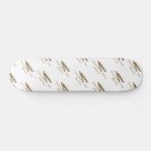 Koel-goudleraar van de maand-lerarenwaardering skateboard (Horizontaal)