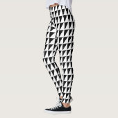 Koel Grafische cheques zwart-wit Leggings (Links)