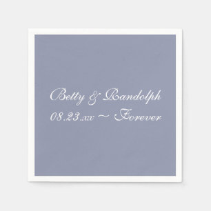 Koel grijs, feilbaar papier voor eenmalig gebruik servet