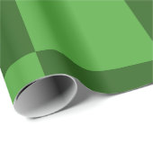 Koel groen geruit patroon cadeaupapier (Rol Hoek)