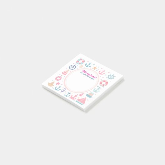 Koel Groen paarse Zelfklevende Etiket Herinnering Post-it® Notes (Schuin)