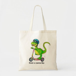 Koel Groene Dinosaurus Tote Bag