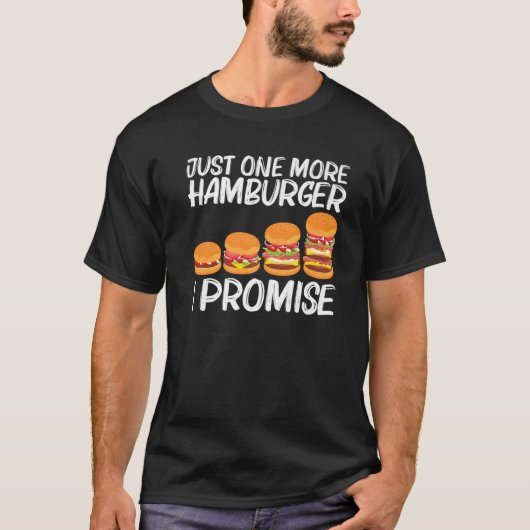 Koel hamburger voor mannen Cheeseburger Fast Foo T-shirt (Voorkant)