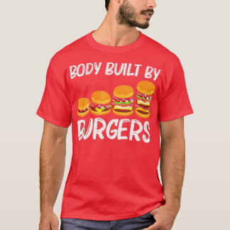Koel hamburger voor mannen Cheeseburger Fast Foo T-shirt