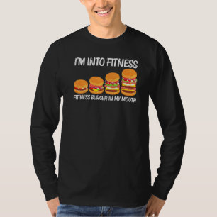 Koel hamburger voor mannen Cheeseburger Fast Foo T-shirt