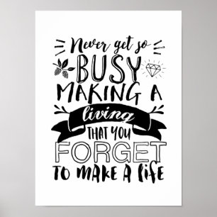 Koel het Inspirerend Poster van het Citaat volledi