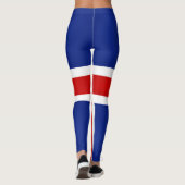 Koel-IJslandse vlaggenMode Leggings (Achterkant)