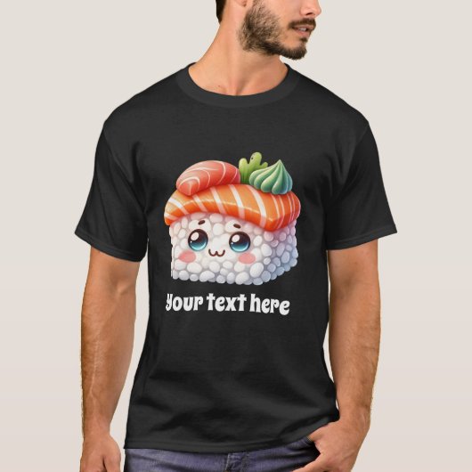 Koel Japans eten tekst toevoegen T-shirt (Voorkant)