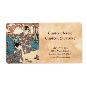 Koel japans ukiyo-e geisha etiket
