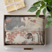 Koel japans ukiyo-e geisha tissuepapier (Geschenk)