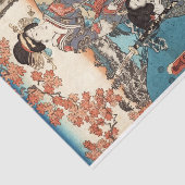 Koel japans ukiyo-e geisha tissuepapier (Detail)