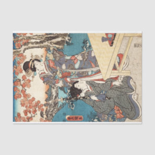 Koel japans  ukiyo-e geisha tissuepapier
