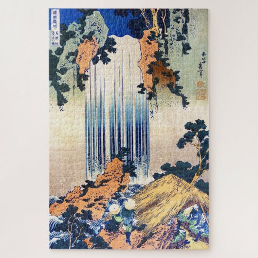 Koel japans  ukiyo-e waterfall Hokusai Legpuzzel (Verticaal)